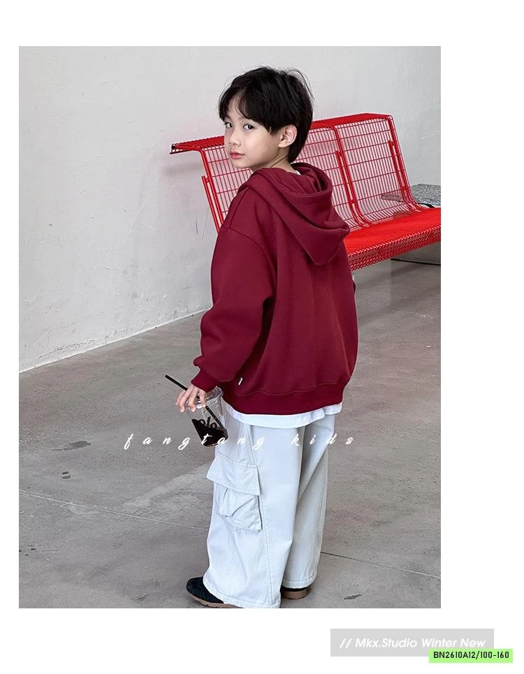 HOODIE NỈ TÚI TRƯỚC LÓT LÔNG CỪU