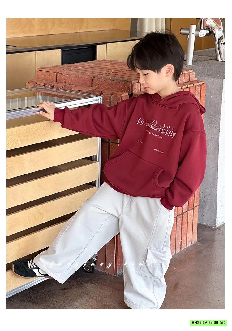 HOODIE NỈ TÚI TRƯỚC LÓT LÔNG CỪU