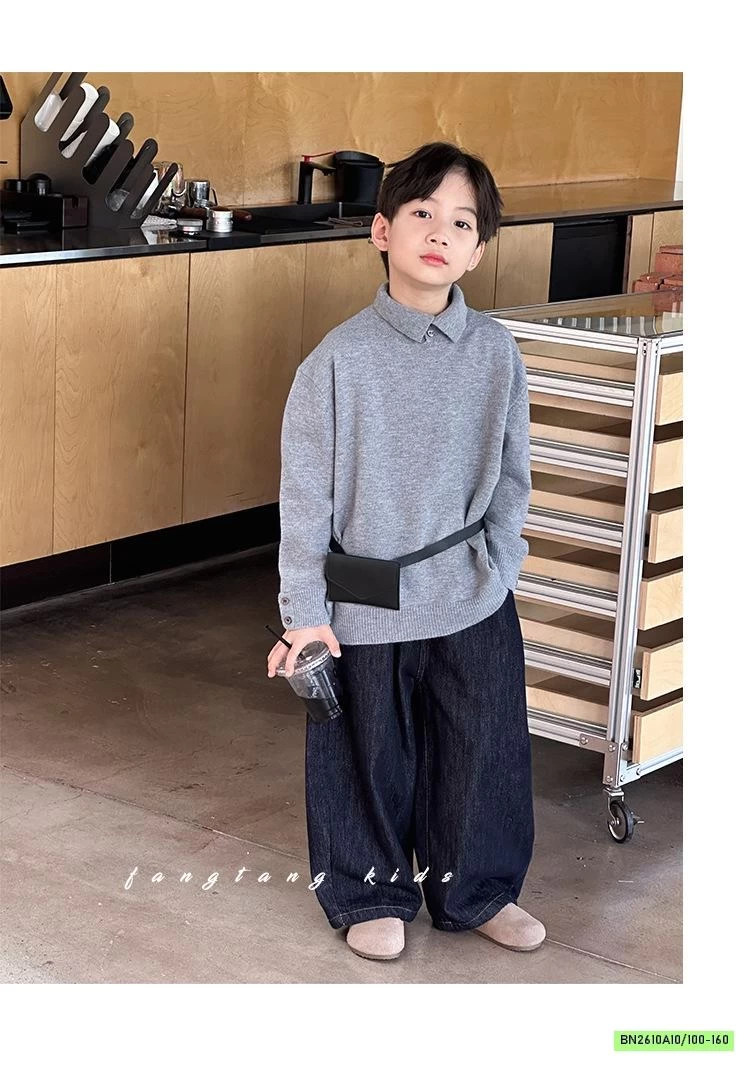 ÁO LEN POLO CÚC CỔ