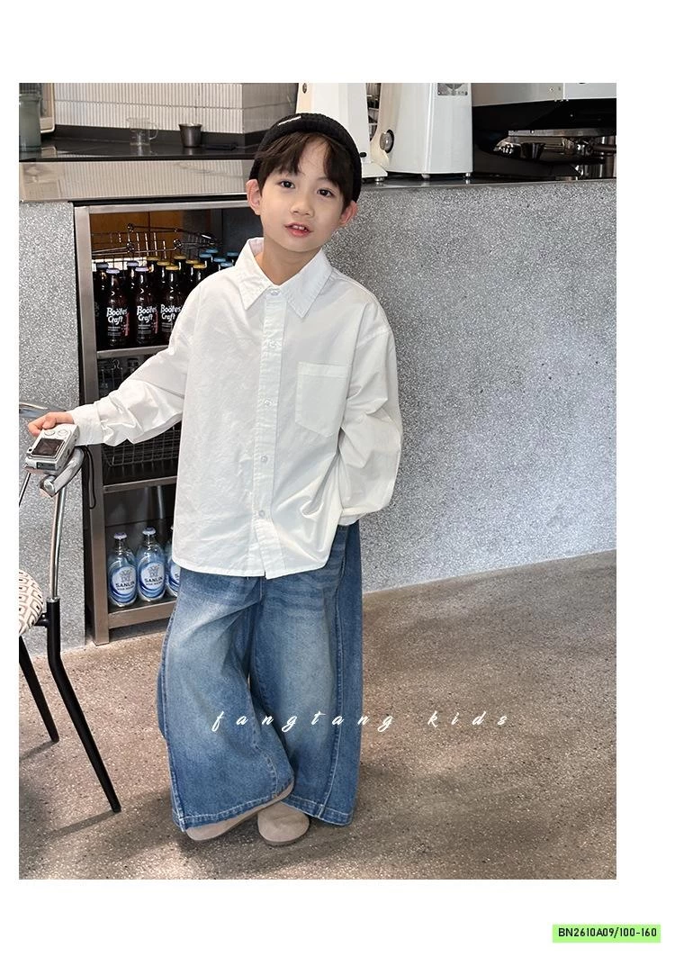 SƠ MI DÀI TAY BASIC TÚI NGỰC