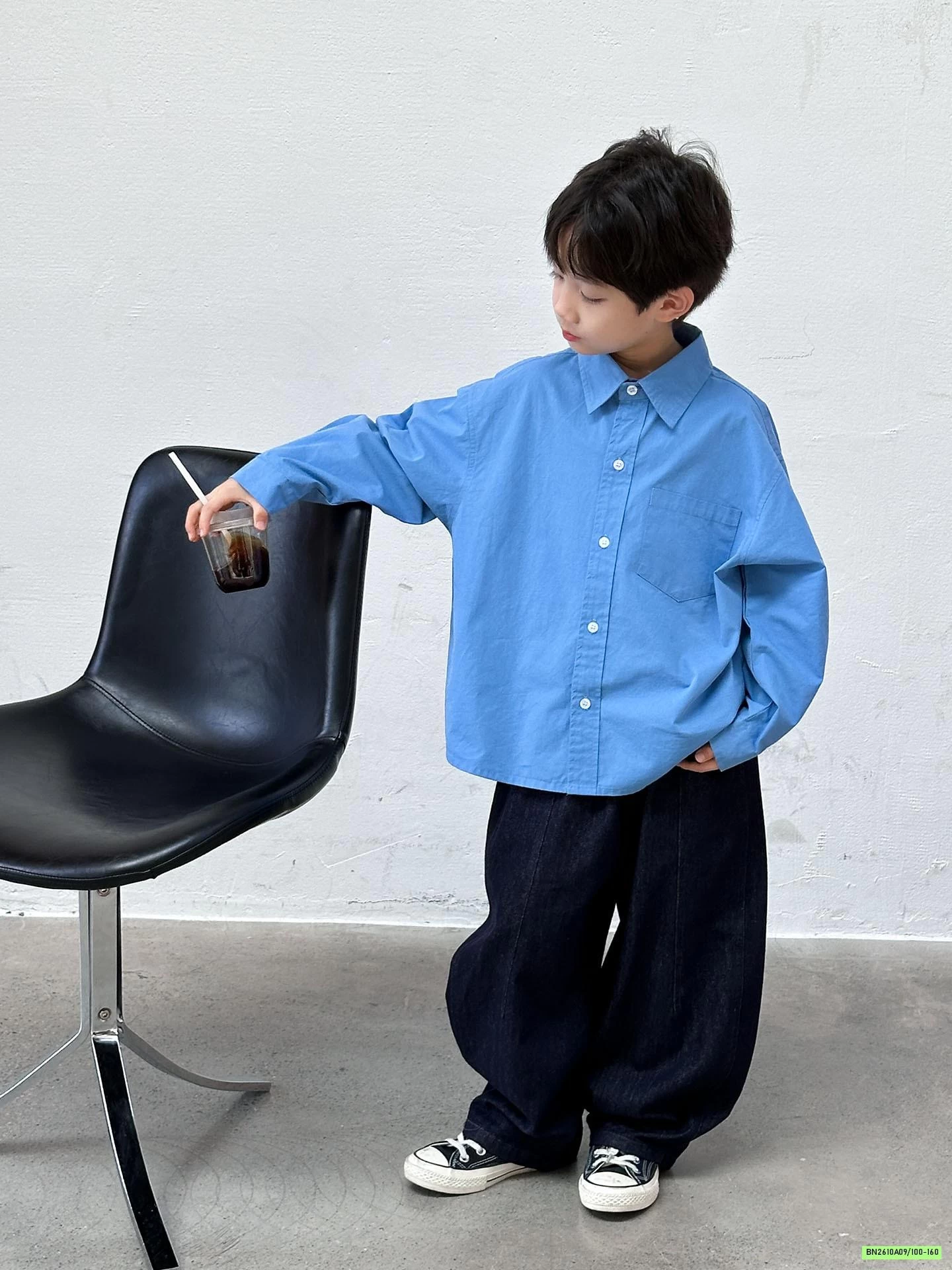 SƠ MI DÀI TAY BASIC TÚI NGỰC