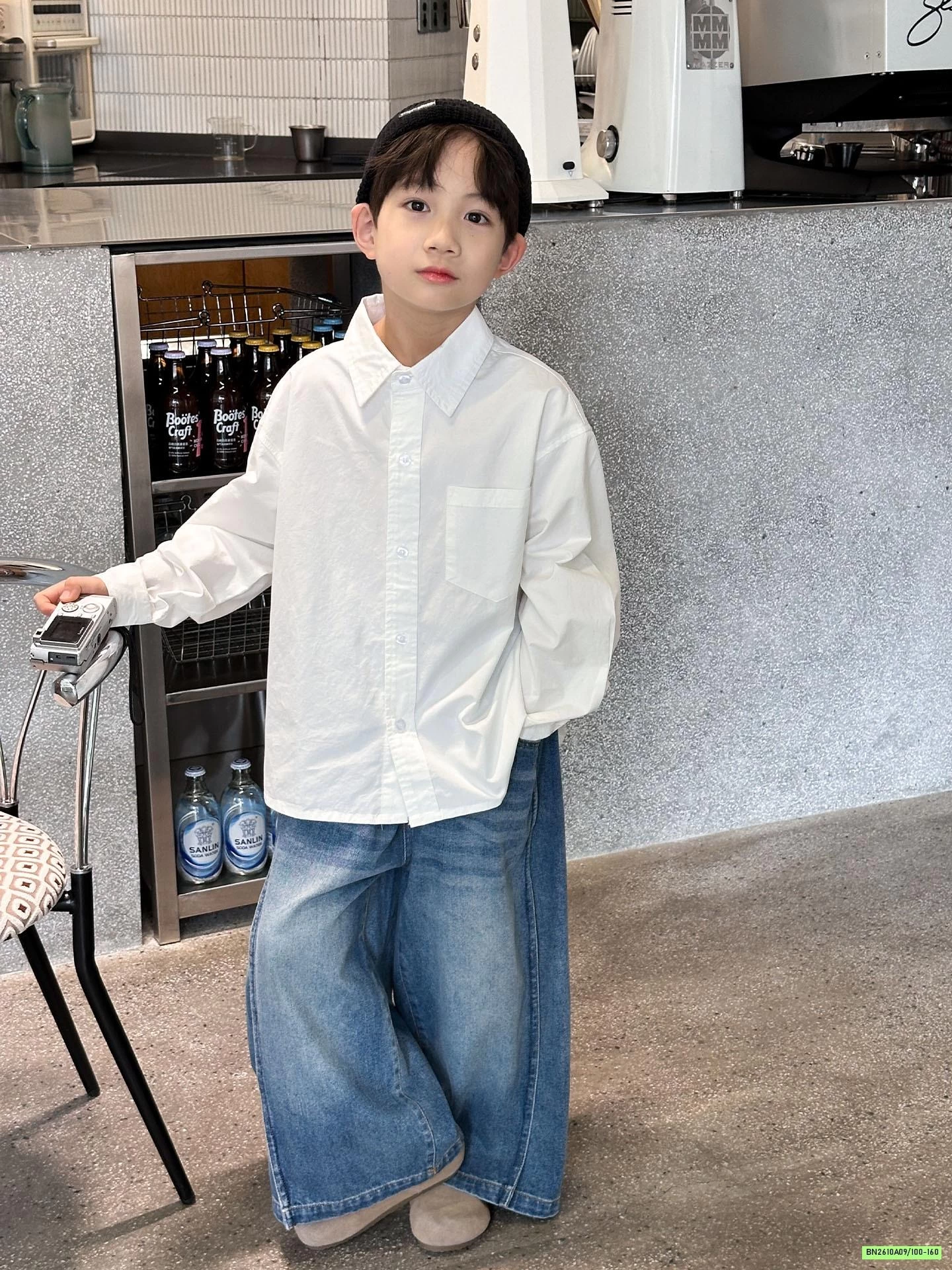 SƠ MI DÀI TAY BASIC TÚI NGỰC