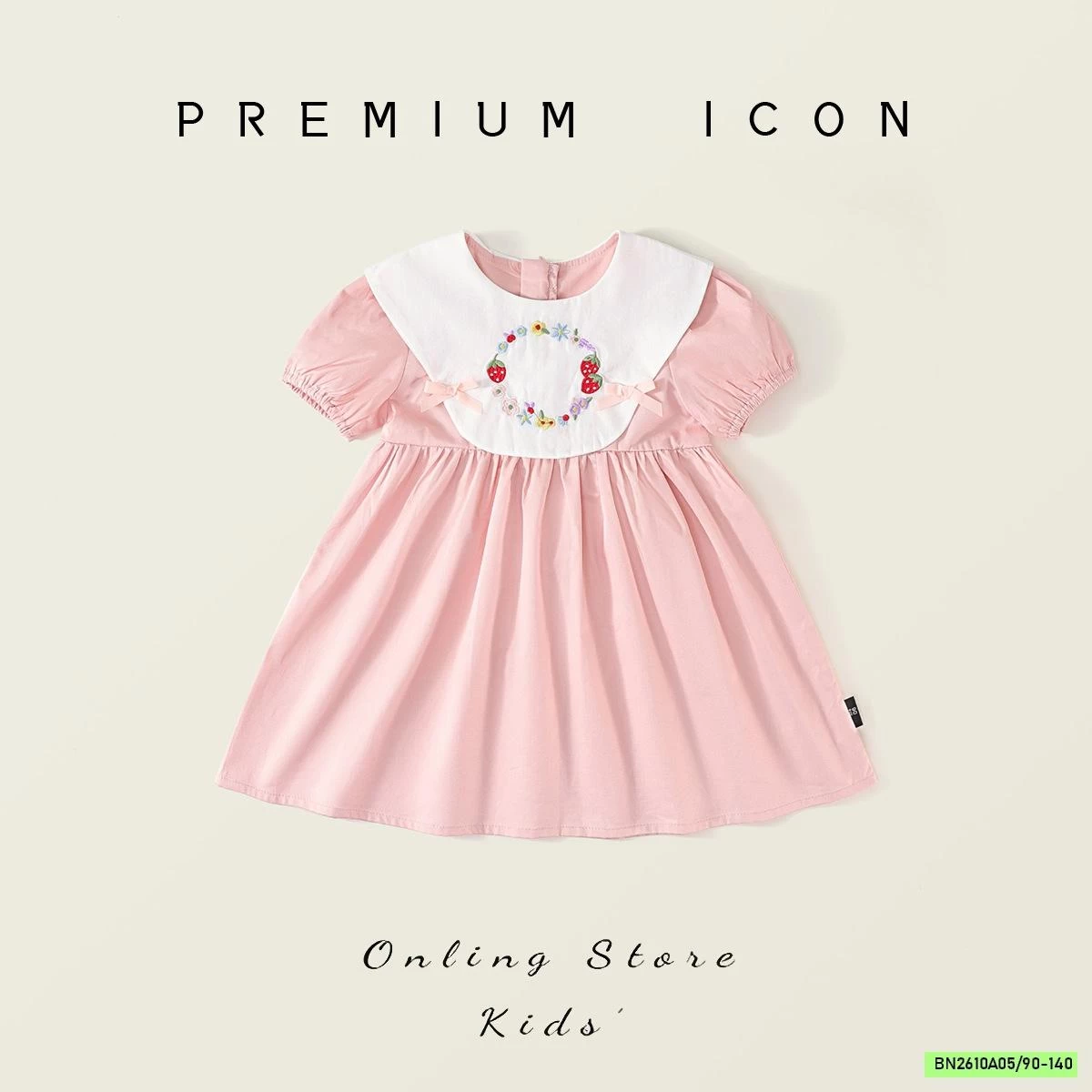 ĐẦM TAY BỒNG THÊU NGỰC PREMIUM