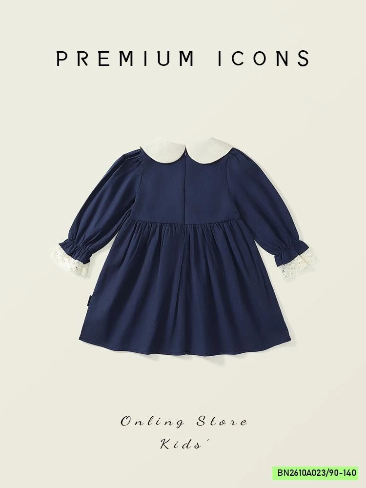 ĐẦM THU CỔ SEN THÊU THỎ PREMIUM