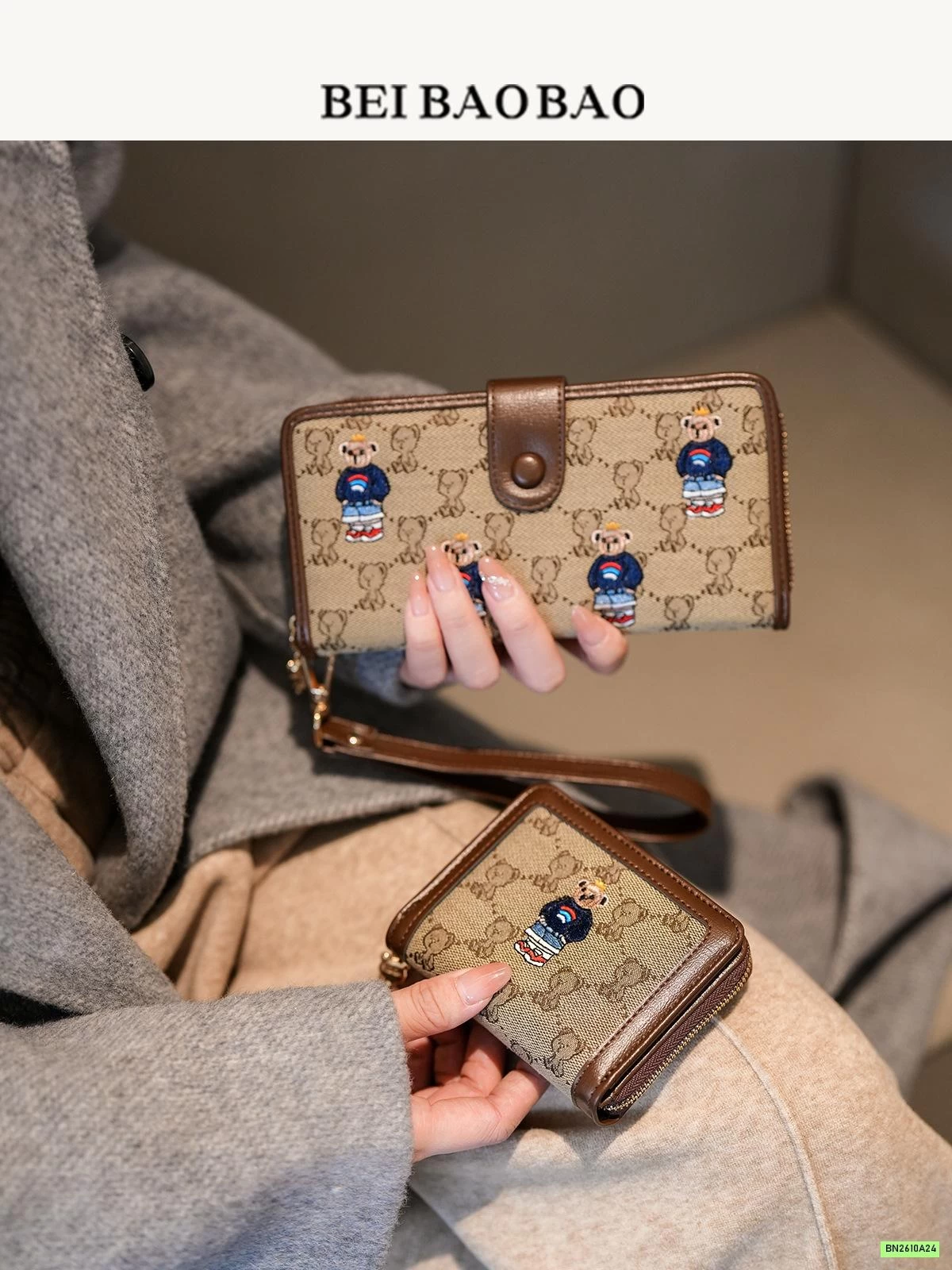 TÚI-VÍ THÊU GẤU BEIBAOBÃO