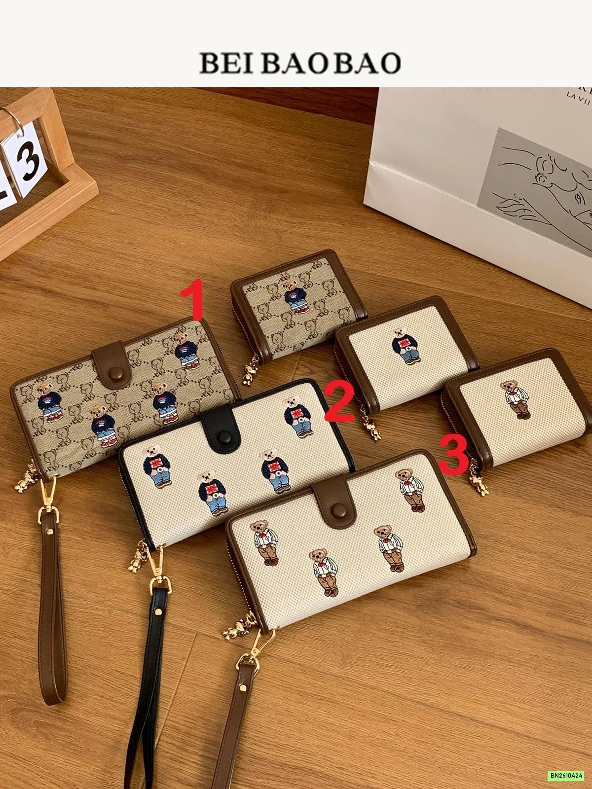 TÚI-VÍ THÊU GẤU BEIBAOBÃO