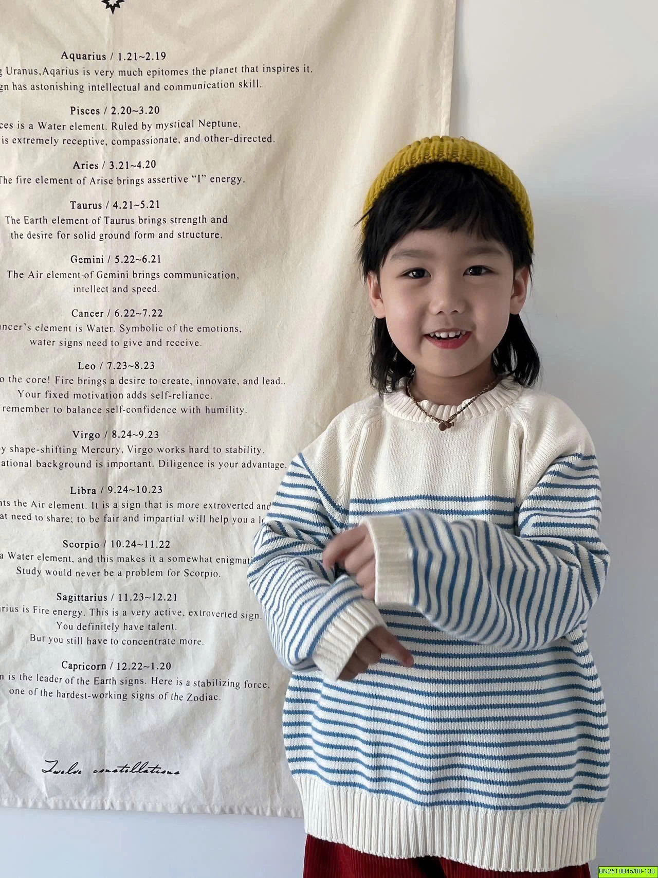ÁO LEN XANH KẺ NGANG  MTYNIQUEEN