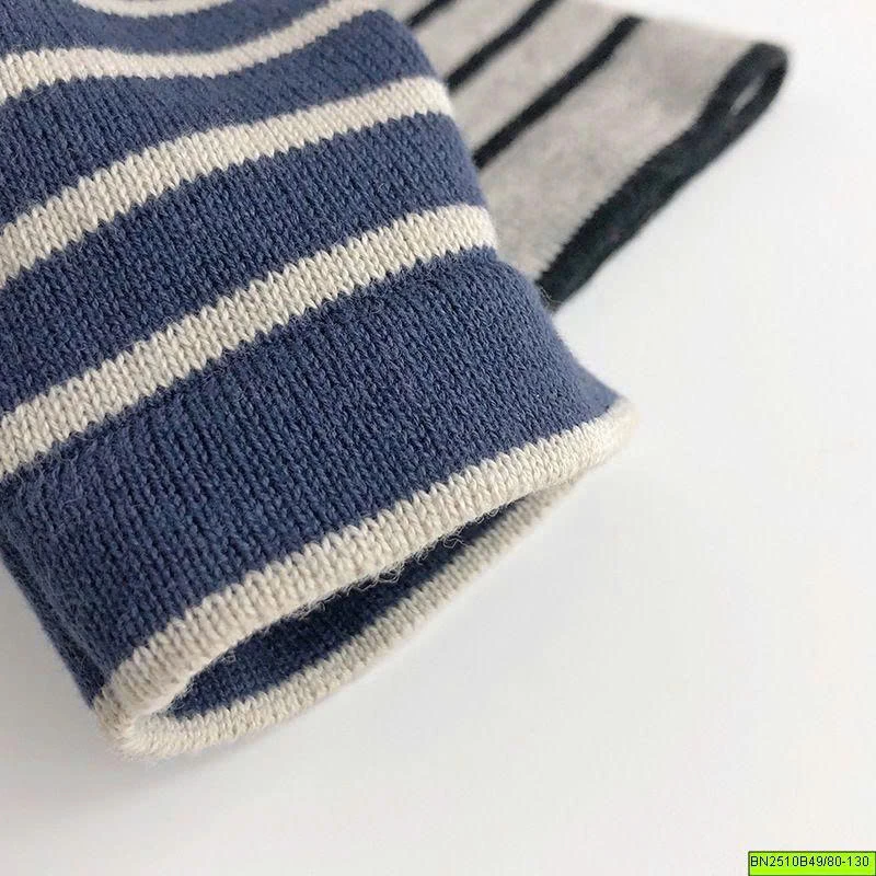 ÁO LEN KẺ NGANG CỔ POLO