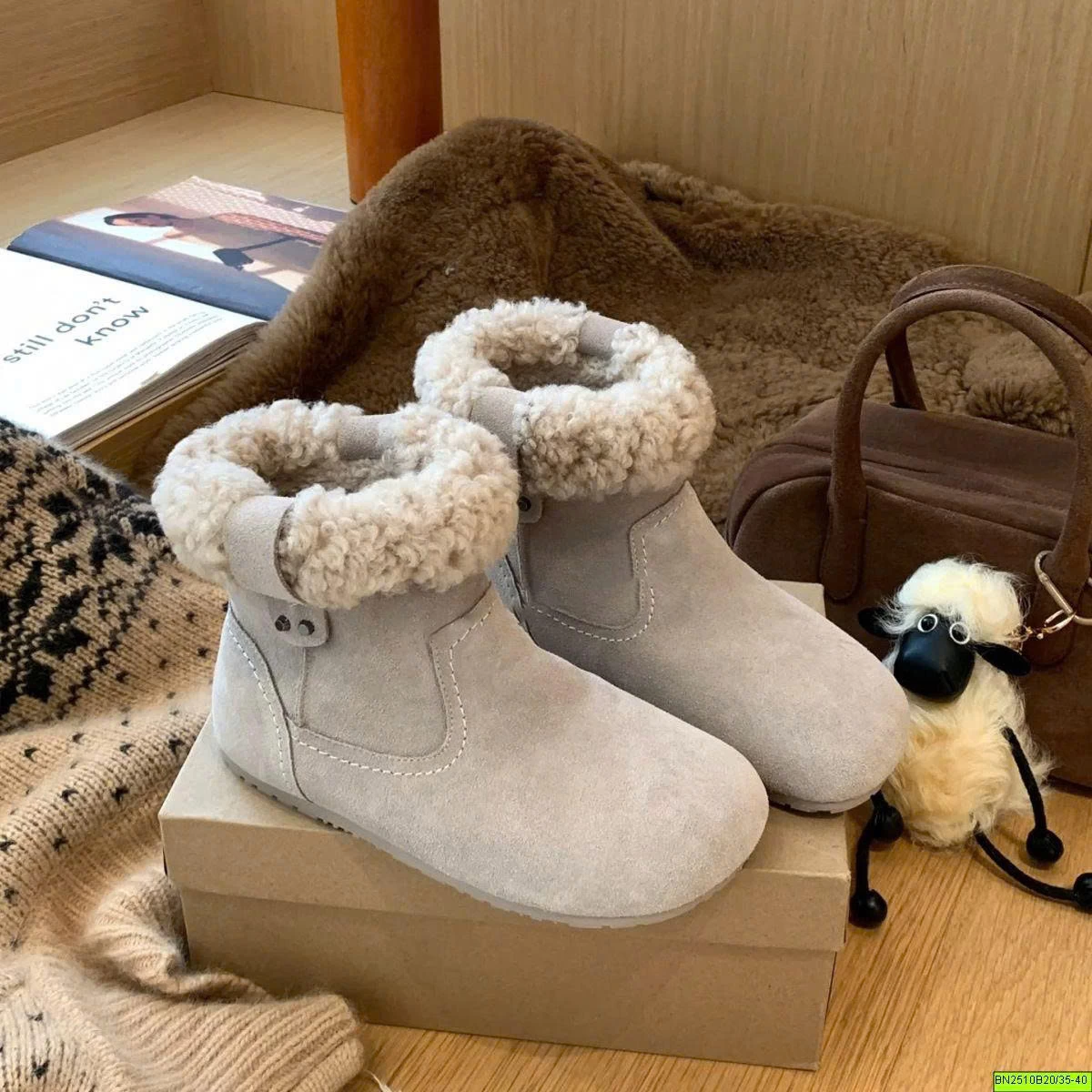 BOOT DA LỘNG LÓT LÔNG