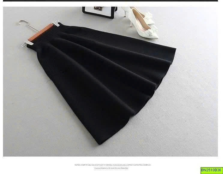 CHÂN VÁY LEN NỮ 2 TÚI TRƯỚC