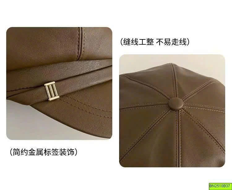 MŨ BERET DA FORM CỨNG