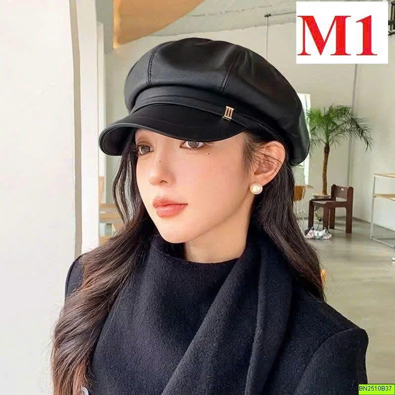 MŨ BERET DA FORM CỨNG