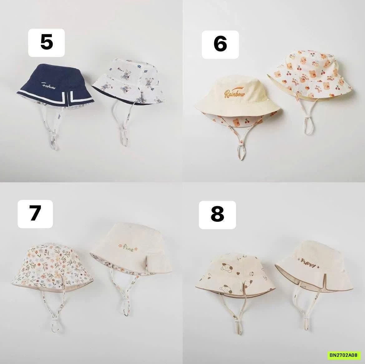 BST MŨ BÈO 2 MẶT MOINMLON