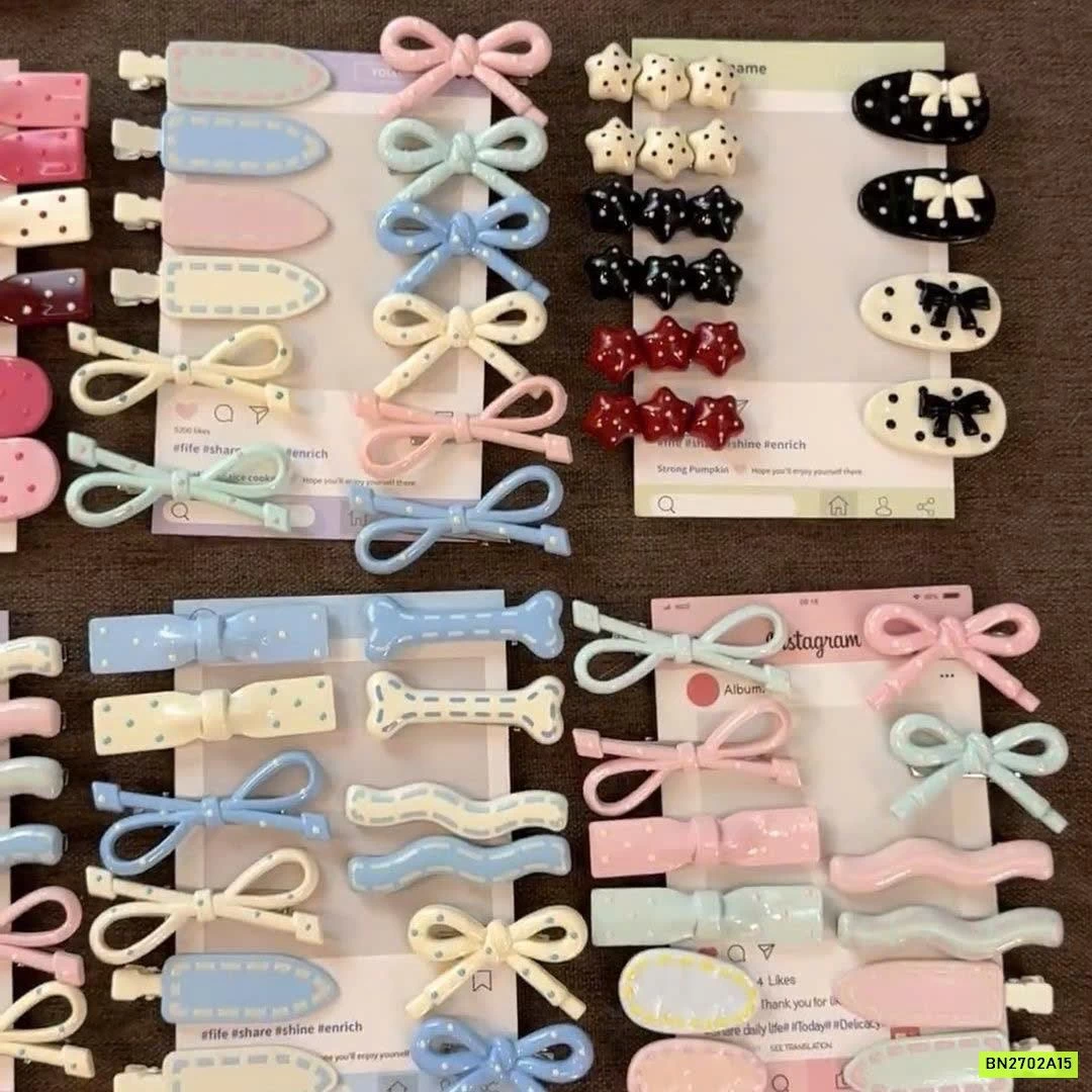 COMBO 44 KẸP TÓC DỄ THƯƠNG