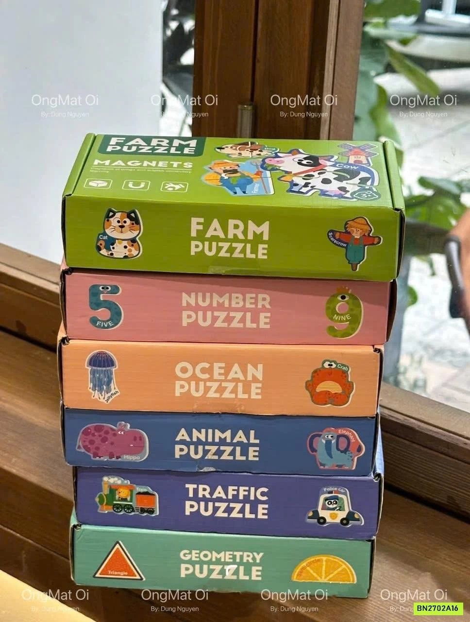 BỘ NAM CHÂM GHÉP HÌNH