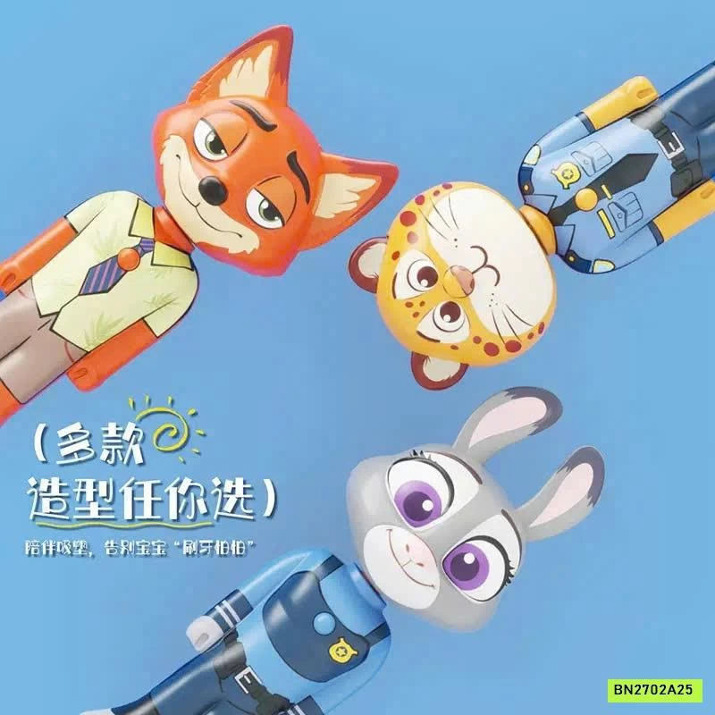 SÉT 3 BÀN CHẢI ĐÁNH RĂNG HOẠT HÌNH SIÊU CƯNG