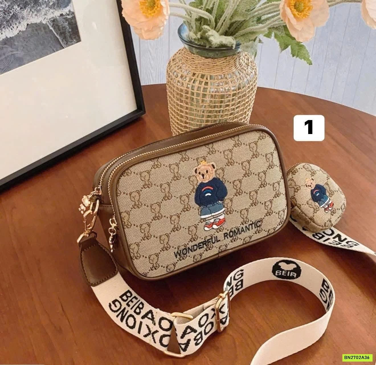 TÚI GẤU ĐEO CHÉO BEIBAOBBAO