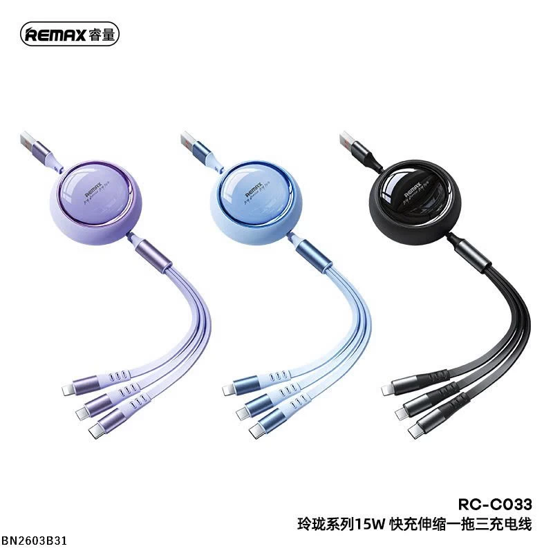 DÂY SẠC 3 IN 1 REMAX