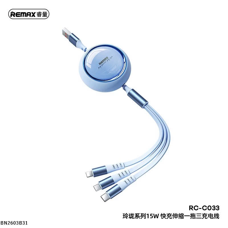 DÂY SẠC 3 IN 1 REMAX