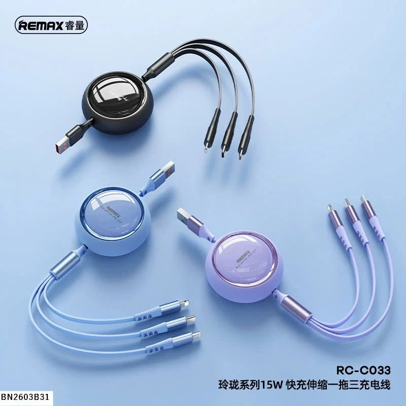 DÂY SẠC 3 IN 1 REMAX