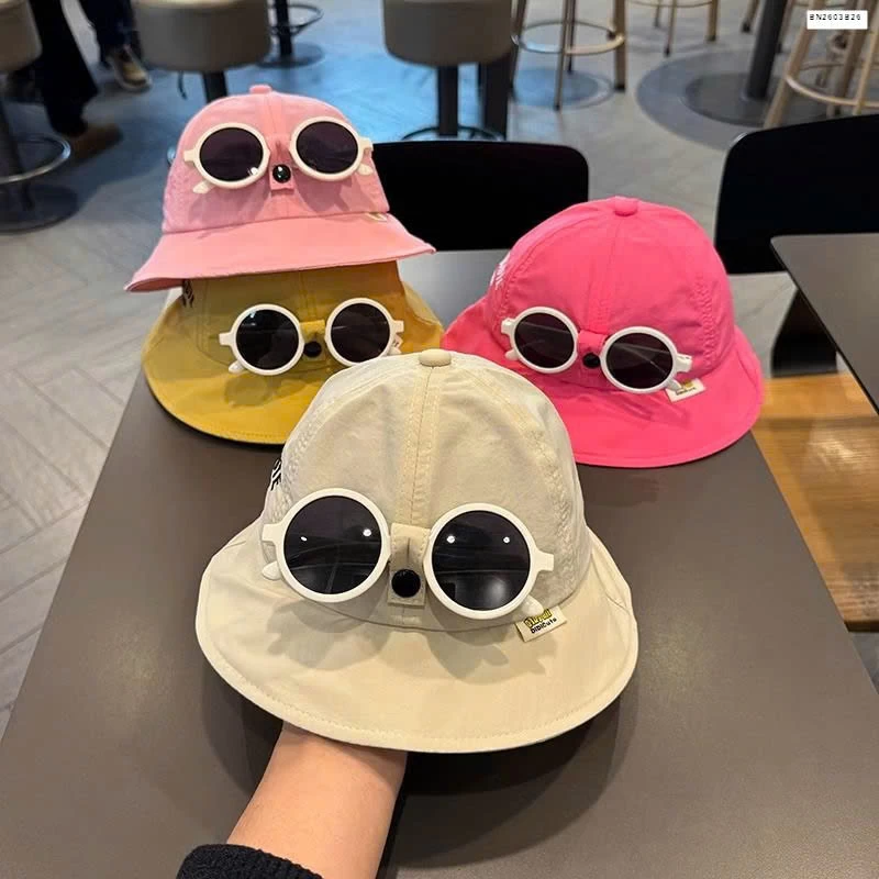 MŨ VẢI VÀNH TRÒN KÈM KÍNH