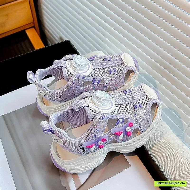 SANDAL THÔNG HƠI GIẢ GIÀY BLING BG