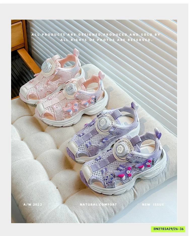 SANDAL THÔNG HƠI GIẢ GIÀY BLING BG