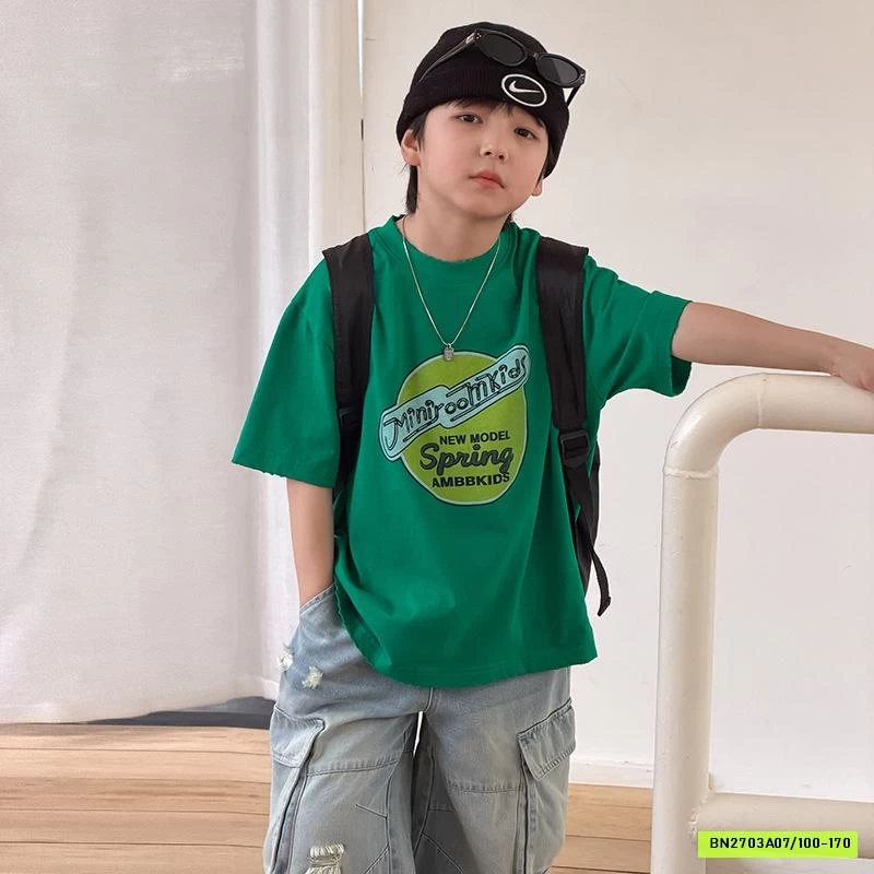 ÁO THUN XANH LÁ 26A136 AMBB