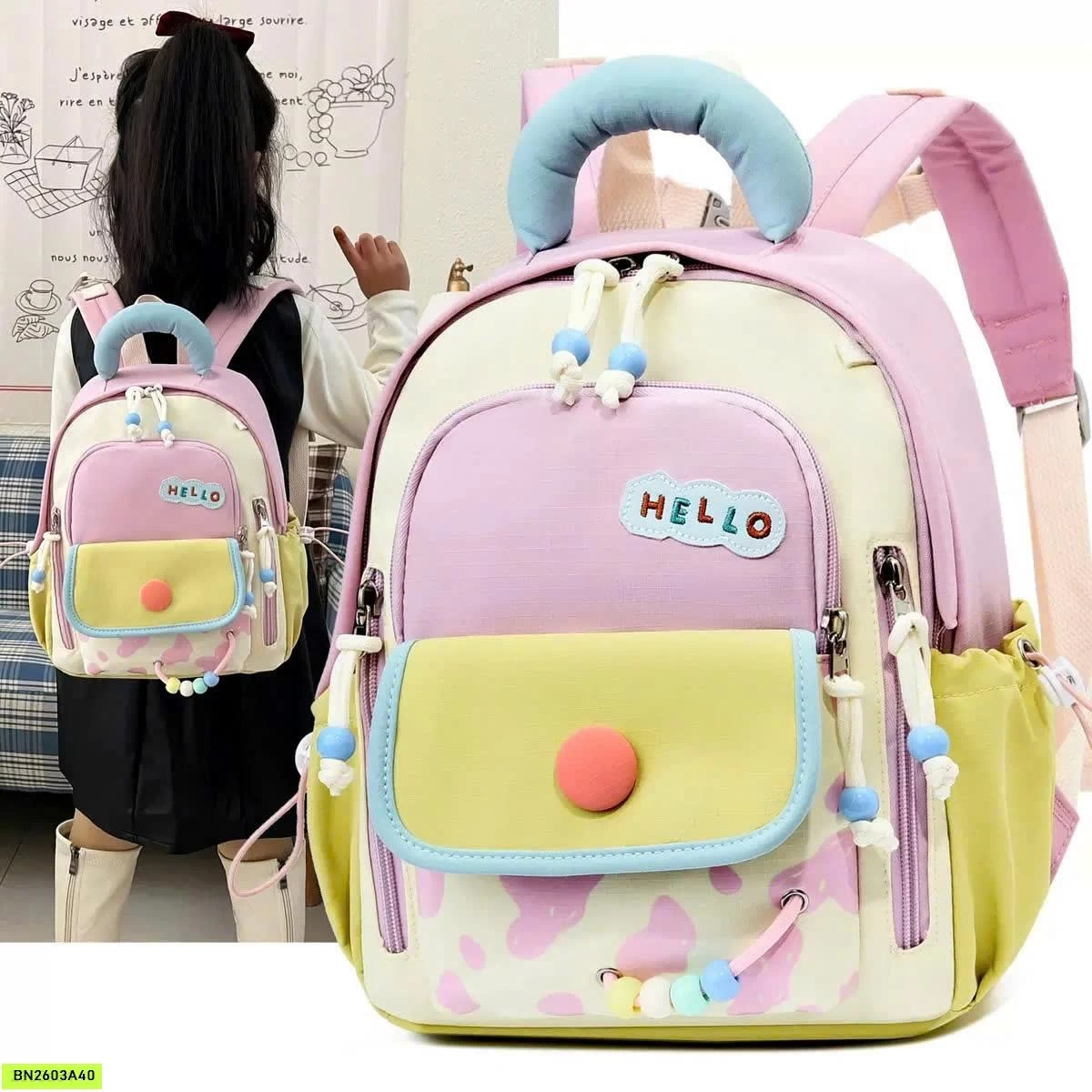 BA LÔ TRẺ EM HOẠT HÌNH SIÊU DỄ THƯƠNG