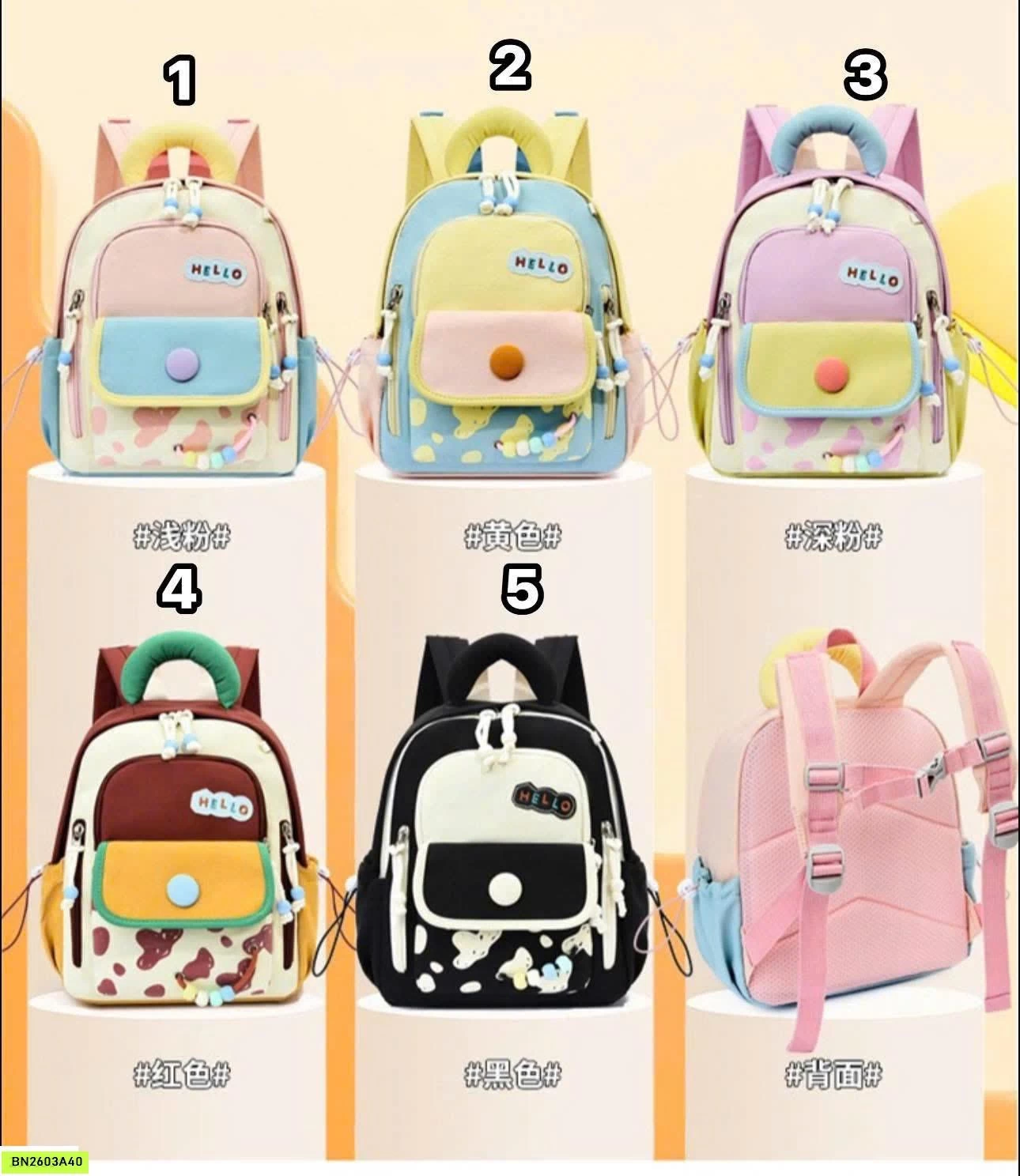 BA LÔ TRẺ EM HOẠT HÌNH SIÊU DỄ THƯƠNG