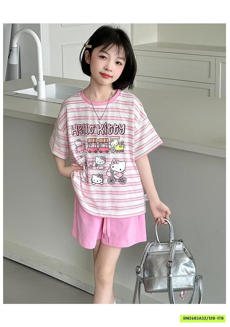 BỘ KẺ HỒNG KITTY SZ ĐẠI