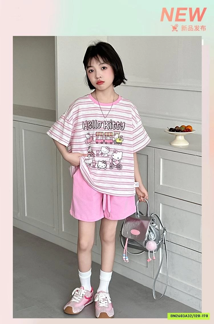 BỘ KẺ HỒNG KITTY SZ ĐẠI