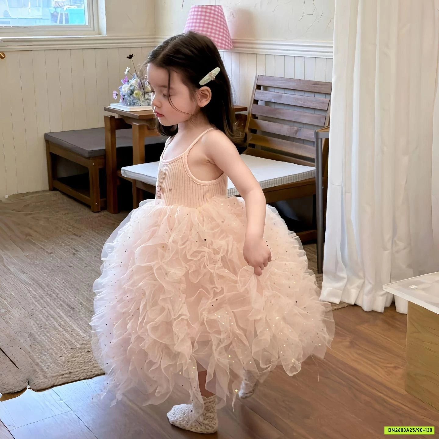 ĐẦM 2 DÂY GẤU TUTU BỒNG BỀNH