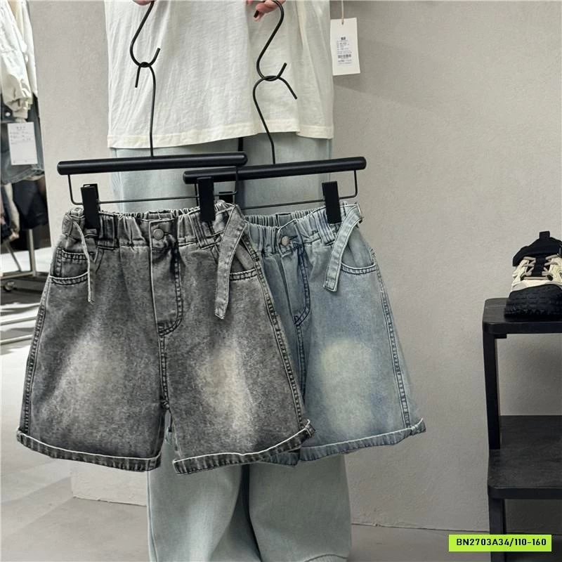 SHORT JEANS BẠC GỐI XUẤT HÀN
