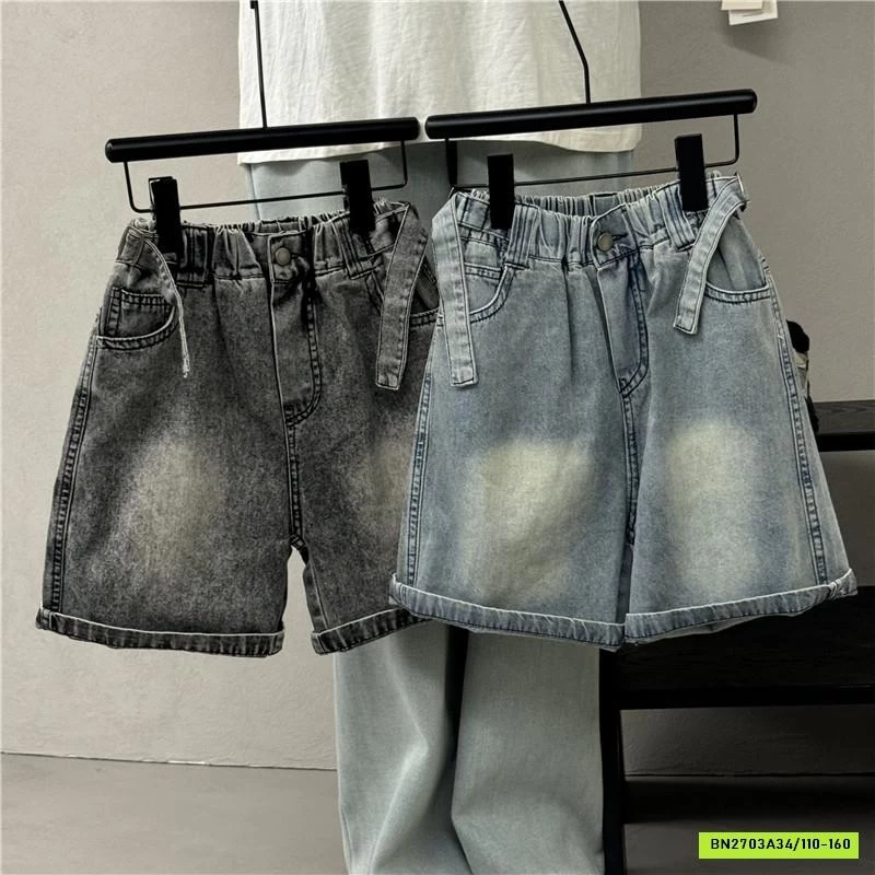 SHORT JEANS BẠC GỐI XUẤT HÀN