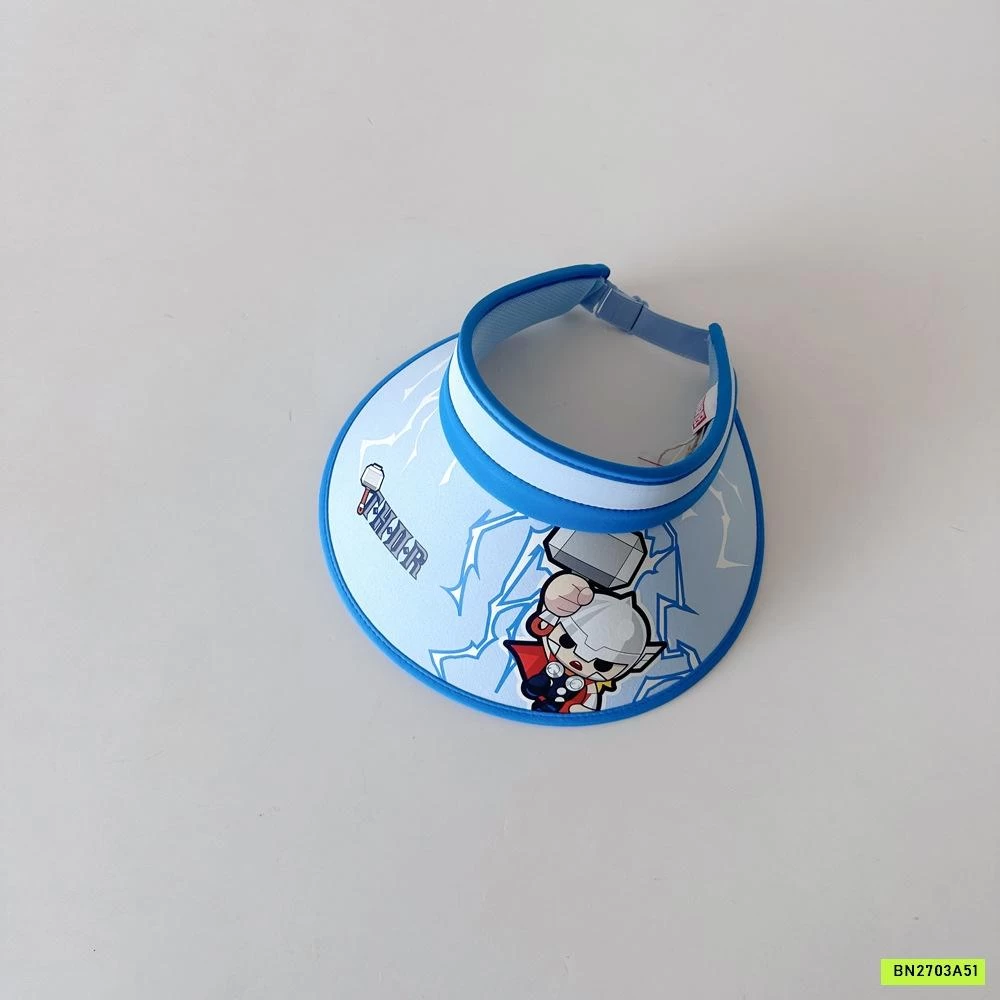 MŨ CHỐNG NẮNG NỬA ĐẦU HOẠT HÌNH BT