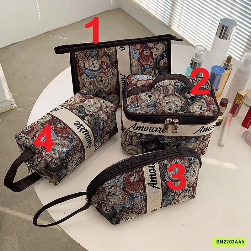 SÉT TÚI 4 MÓN GẤU BEAR