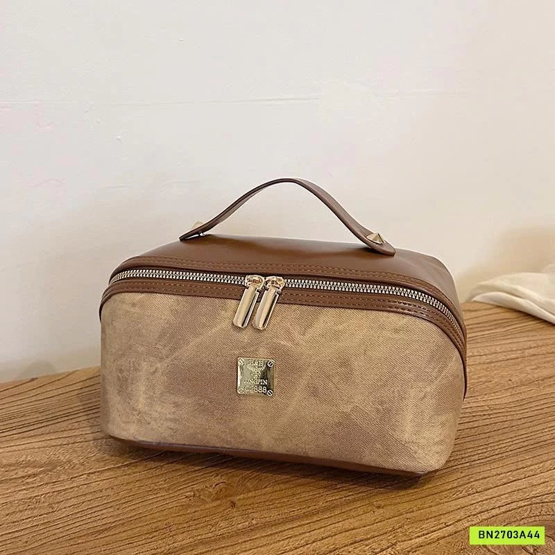 TÚI ĐỰNG ĐỒ TRANG ĐIỂM CÓ TAY CẦM