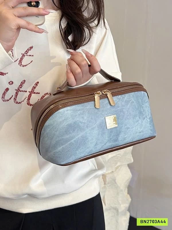 TÚI ĐỰNG ĐỒ TRANG ĐIỂM CÓ TAY CẦM