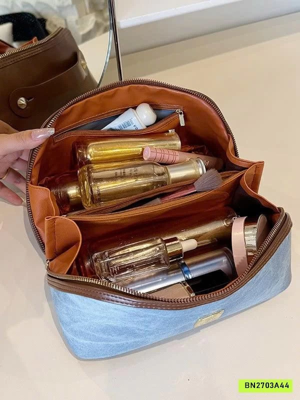 TÚI ĐỰNG ĐỒ TRANG ĐIỂM CÓ TAY CẦM