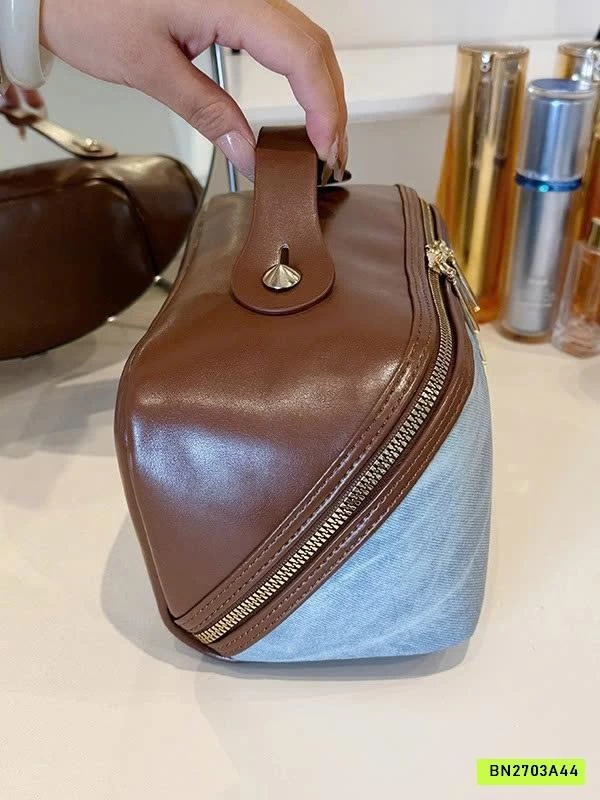 TÚI ĐỰNG ĐỒ TRANG ĐIỂM CÓ TAY CẦM