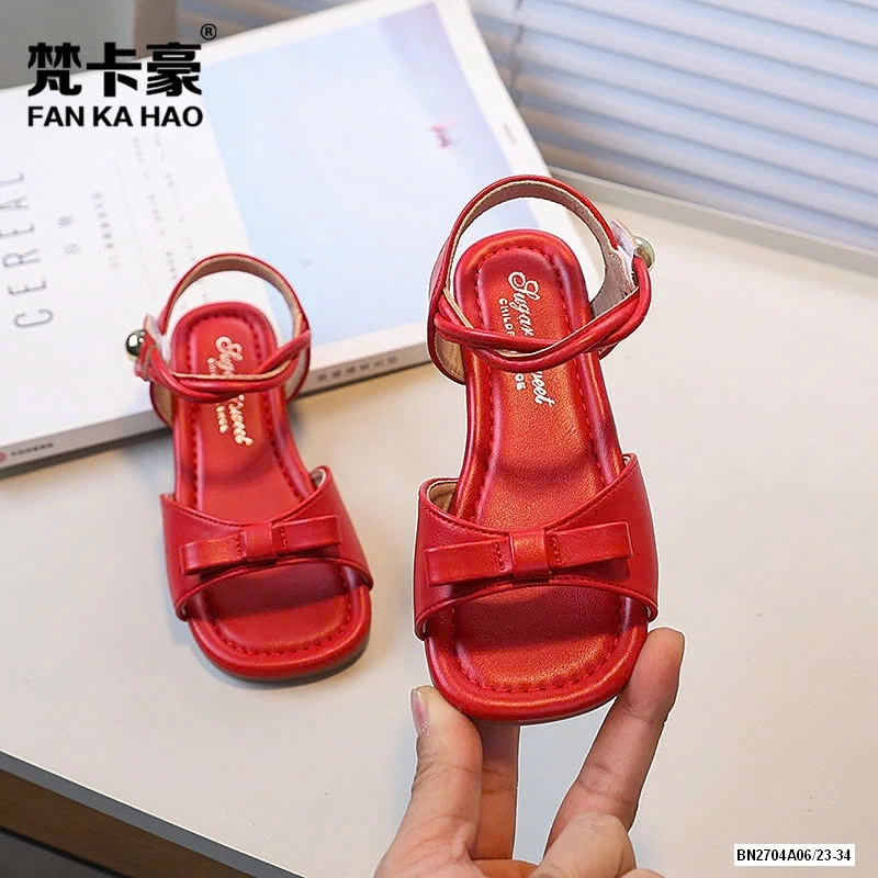 SANDAL DA PU QUAI NƠ