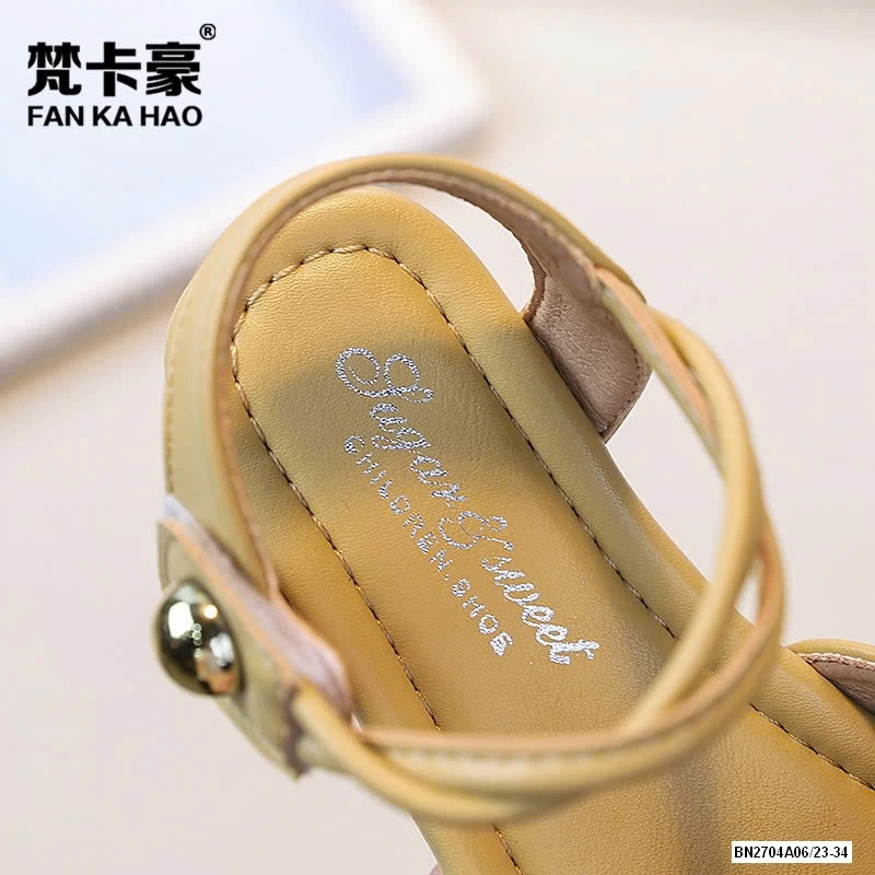 SANDAL DA PU QUAI NƠ