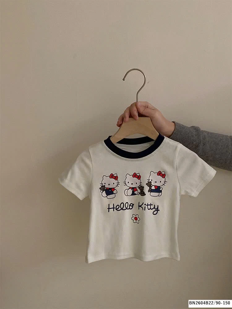 SÉT ÁO THUN MIX QUẦN JEAN  KITTY