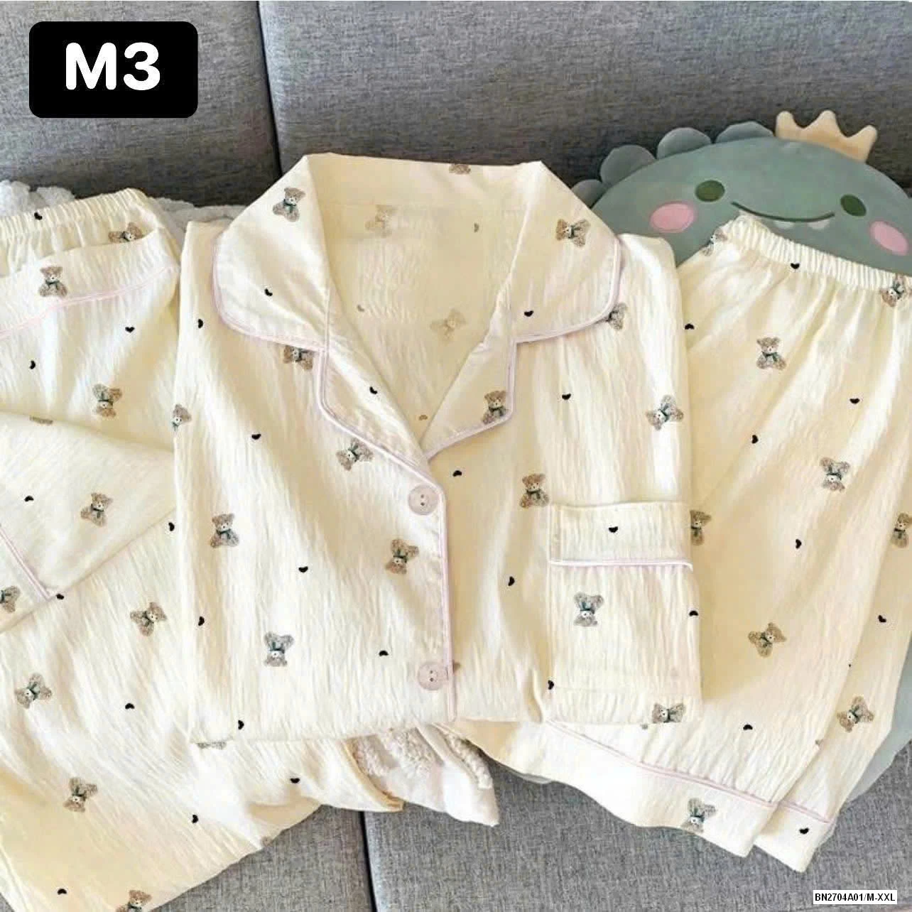 SÉT PIZAMA 3 CHI TIẾT