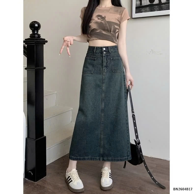 CHÂN VÁY JEAN DÁNG DAI