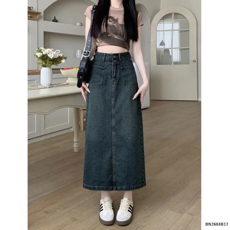 CHÂN VÁY JEAN DÁNG DAI