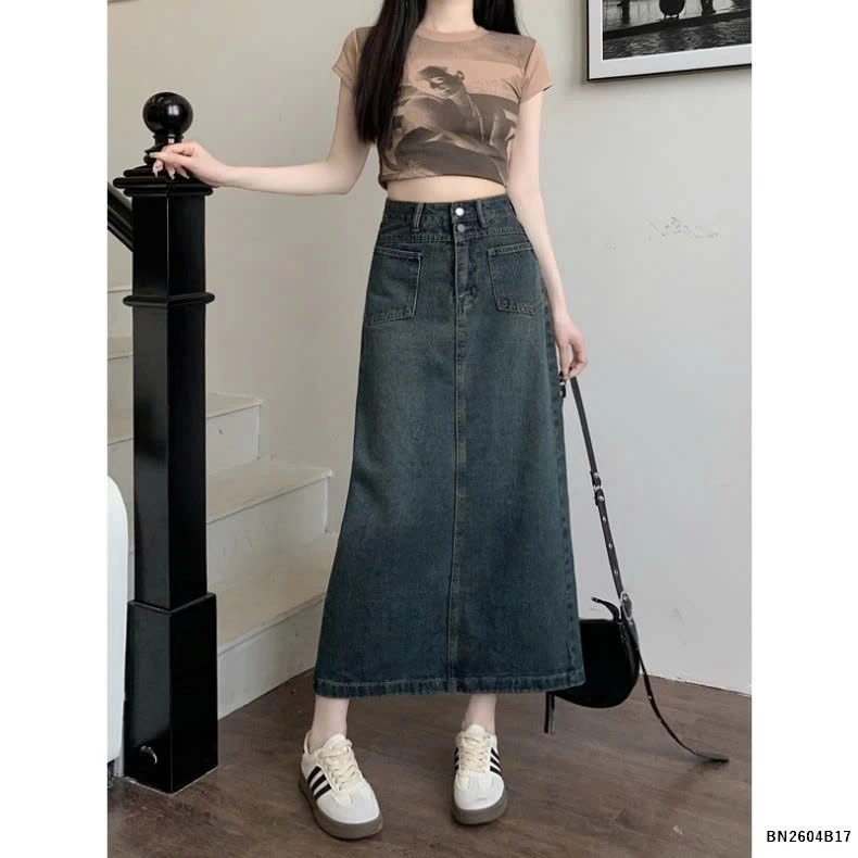 CHÂN VÁY JEAN DÁNG DAI