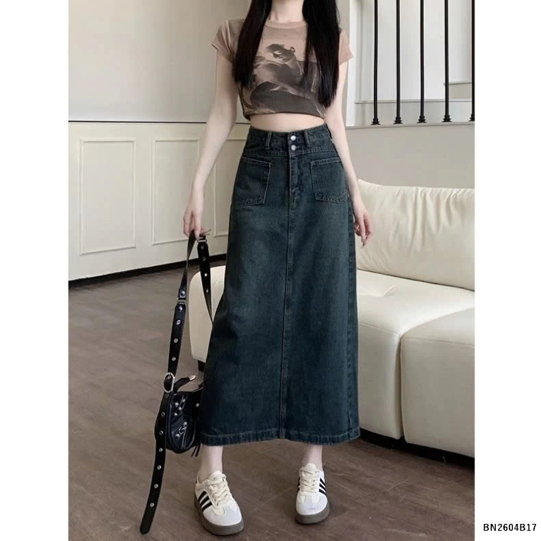 CHÂN VÁY JEAN DÁNG DAI