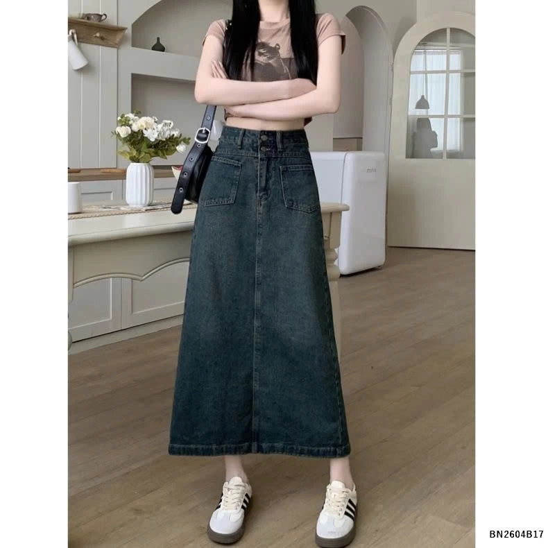 CHÂN VÁY JEAN DÁNG DAI